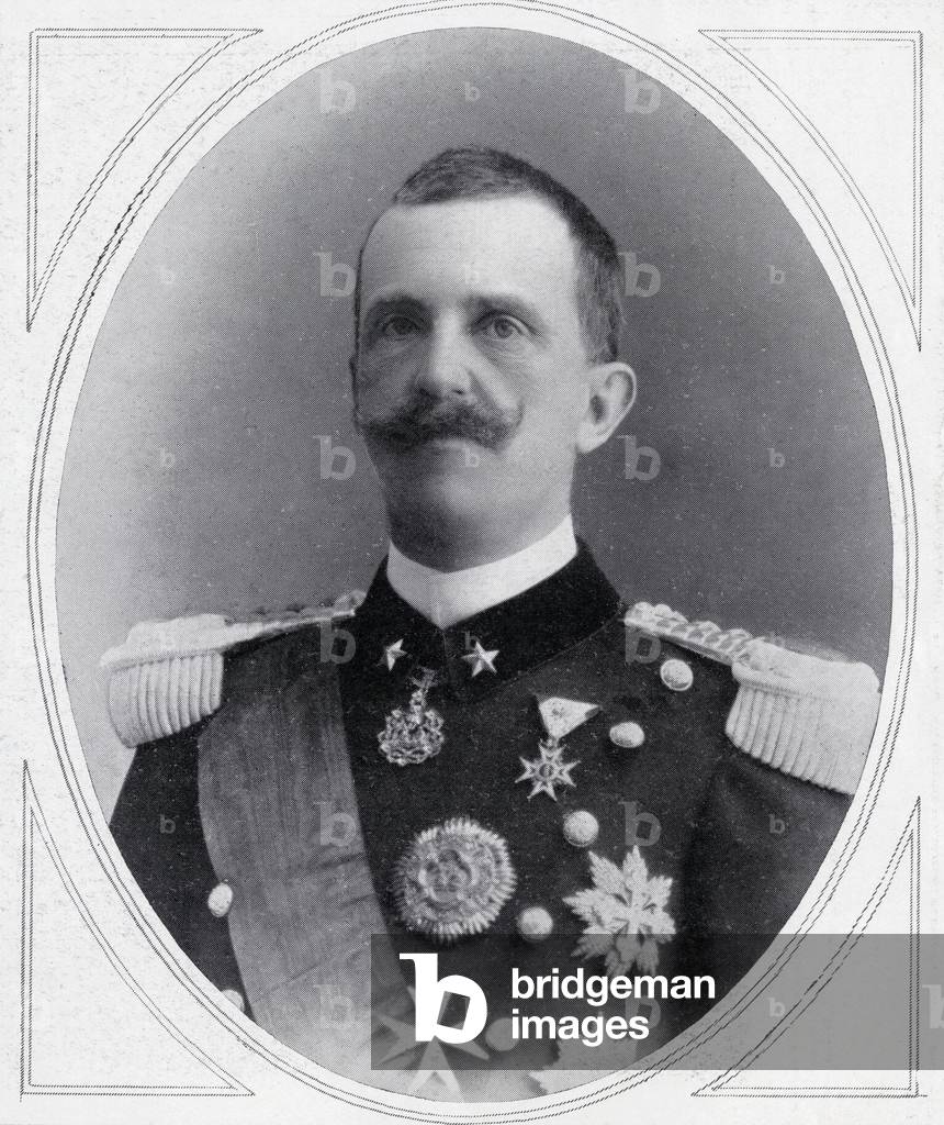 Victor Emmanuel III, from 'The Illustrated War News', published in 1915 (litho)