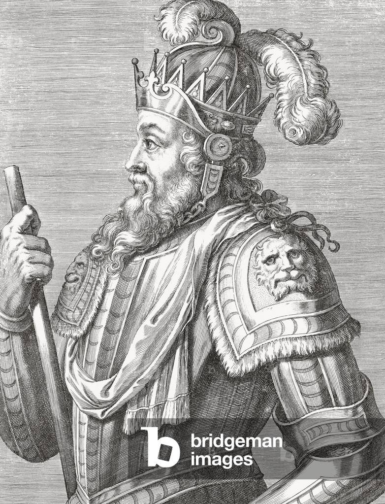 King Afonso V of Portugal.  Portrait.