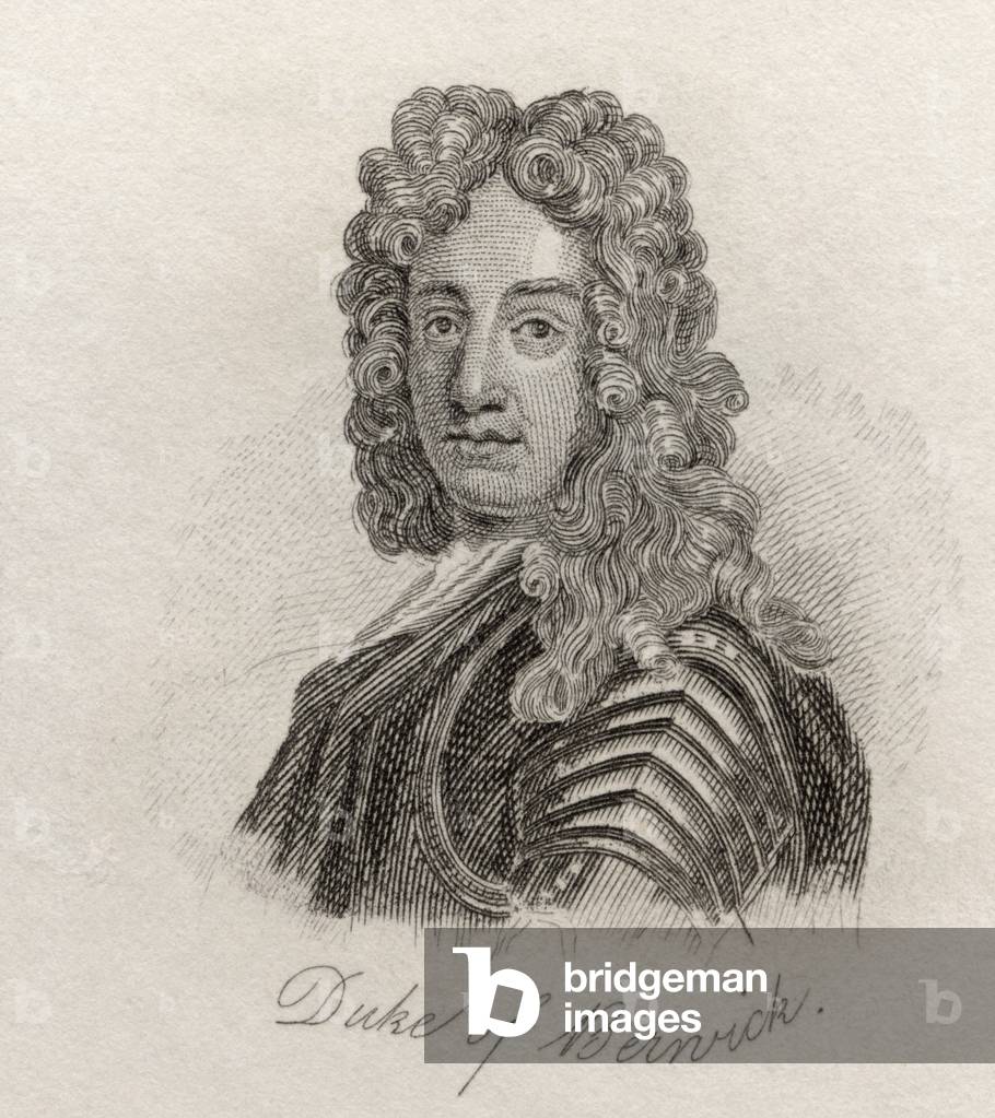 James FitzJames, 1st Duke of Berwick, from 'Crabb's Historical Dictionary', published 1825 (litho)