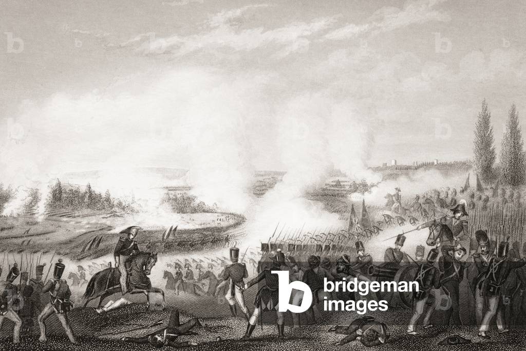 Battle of Talavera, 27-28 July, 1809. Engraved by D. Pound after G. W. Terry