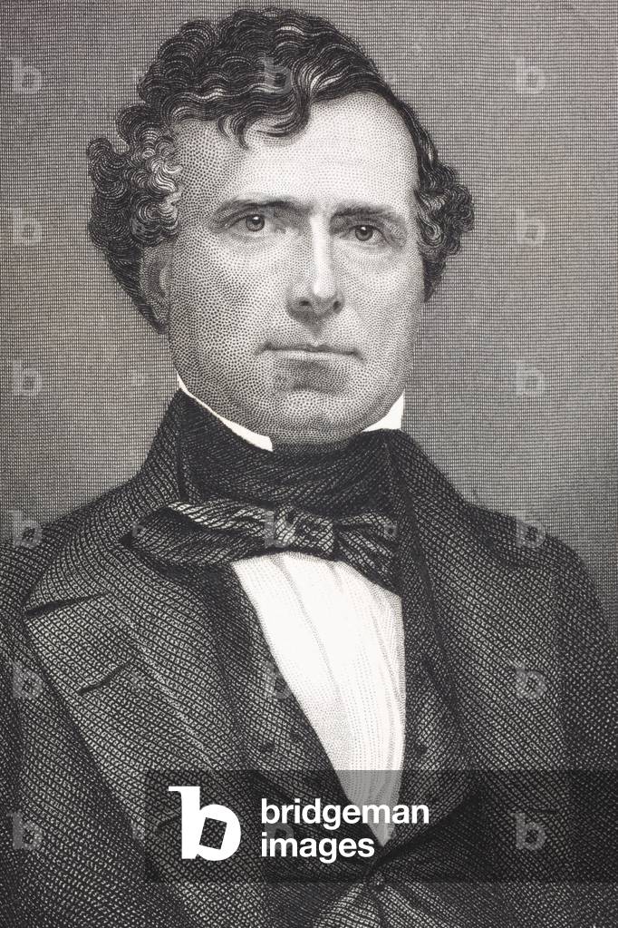 Franklin Pierce, from 'Gallery of Historical Portraits', published c.1880 (litho)