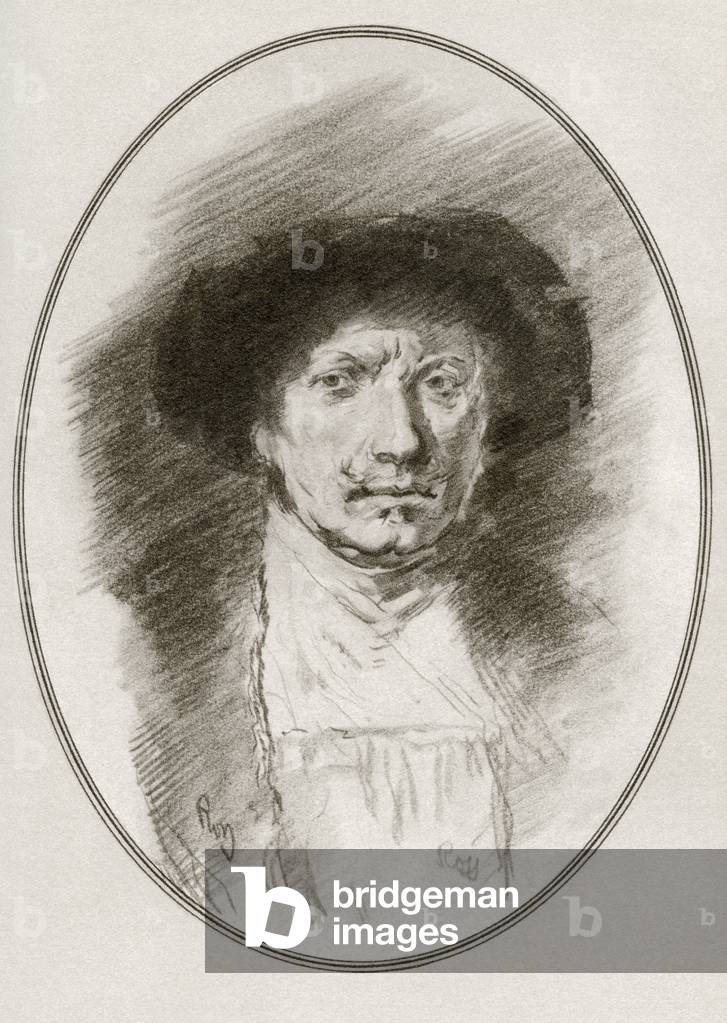 Rembrandt Harmenszoon van Rijn, from Living Biographies of Great Painters