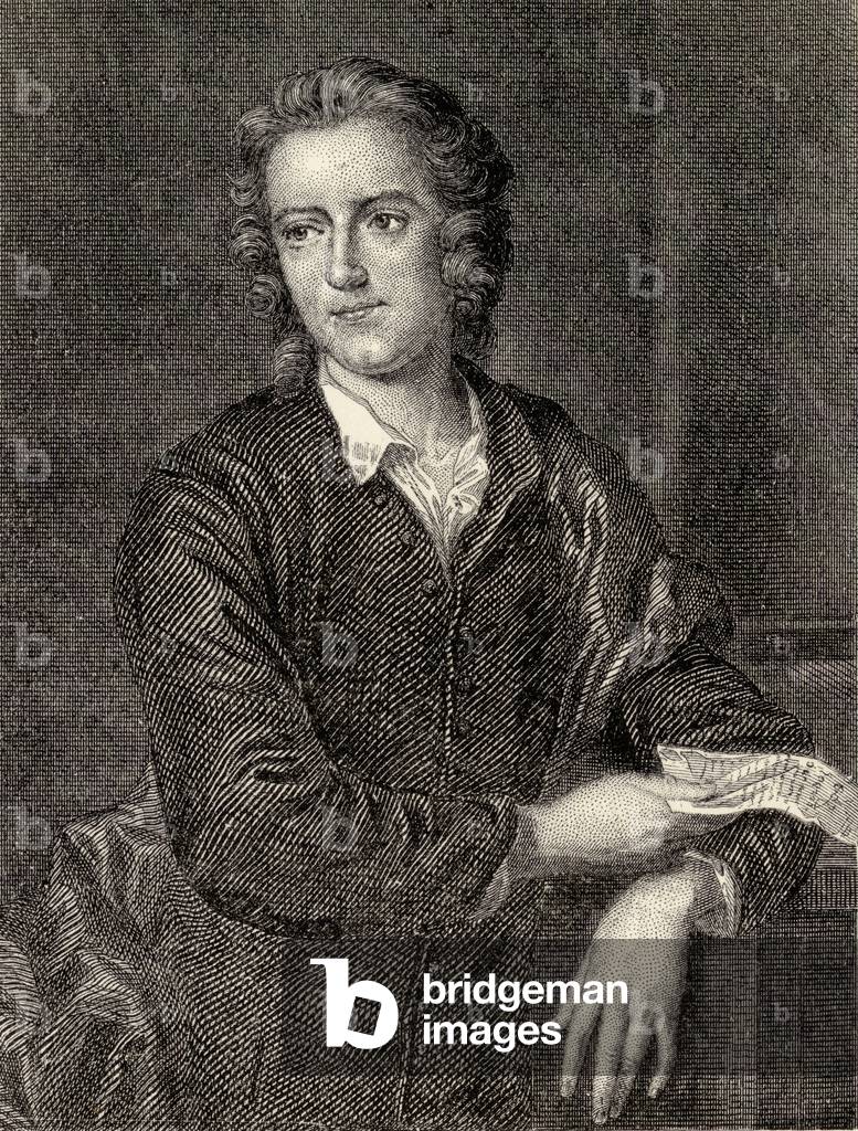 Thomas Gray, illustration from 'Memoirs of Eminent Etonians', by Sir Edward Creasy published London 1876 (litho)