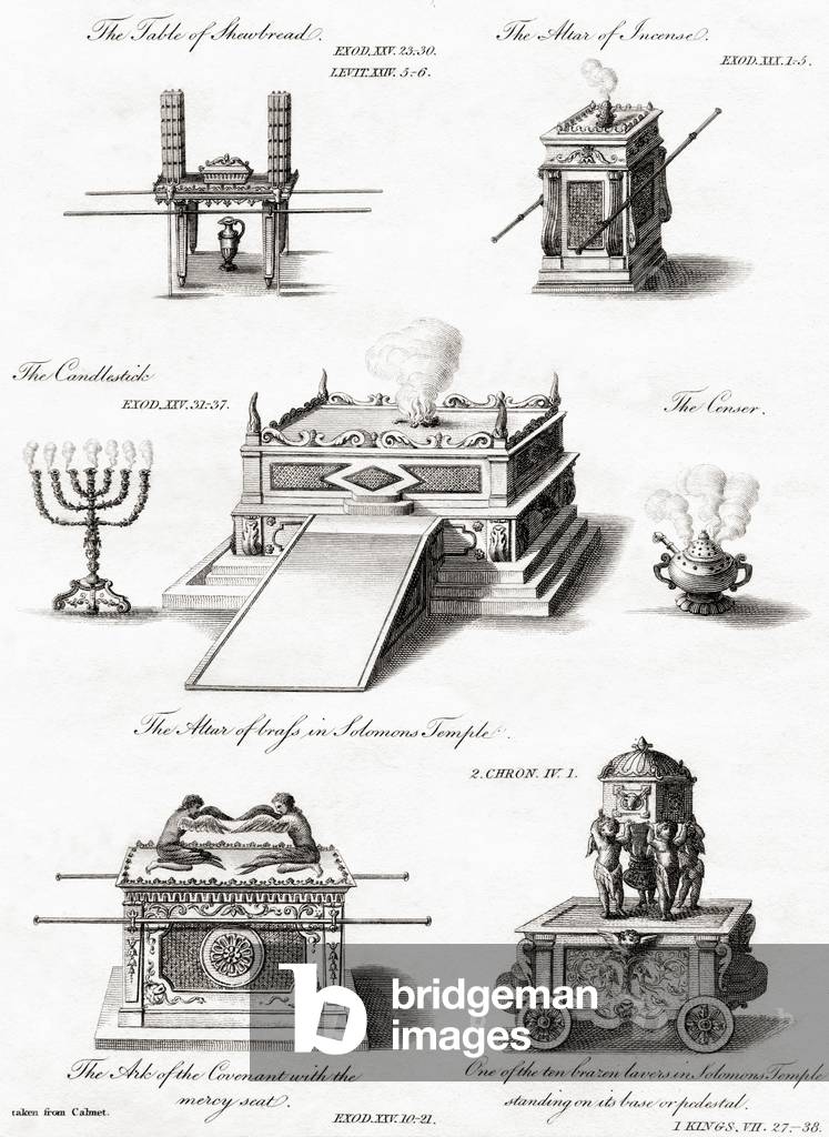 Furnishings for the Tabernacle (engraving)