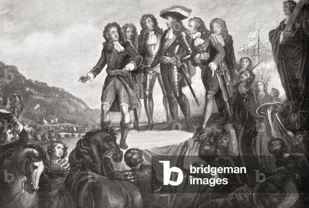 The landing of William of Orange in England in 1688, from Hutchinson's History of the Nations, pub. 1915