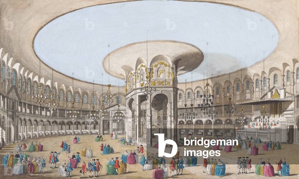 An inside view of the Rotundo in Ranelagh Gardens