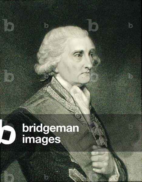 George Brydges Rodney (1718-92) 1st Baron Rodney of Stoke-Rodney, from 'Gallery of Portraits', published in 1833 (engraving)