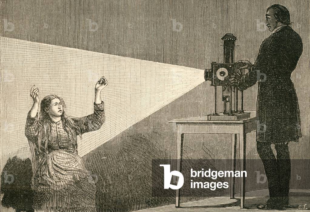 Catalepsy produced by electric light.