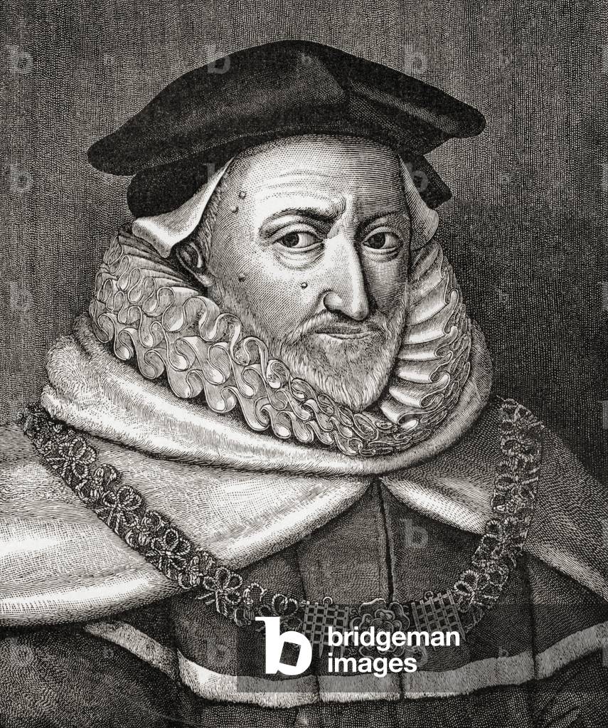 Sir Ranulph Crewe, from 'A Short History of the English People' by J. R. Green, published in 1893 (litho)