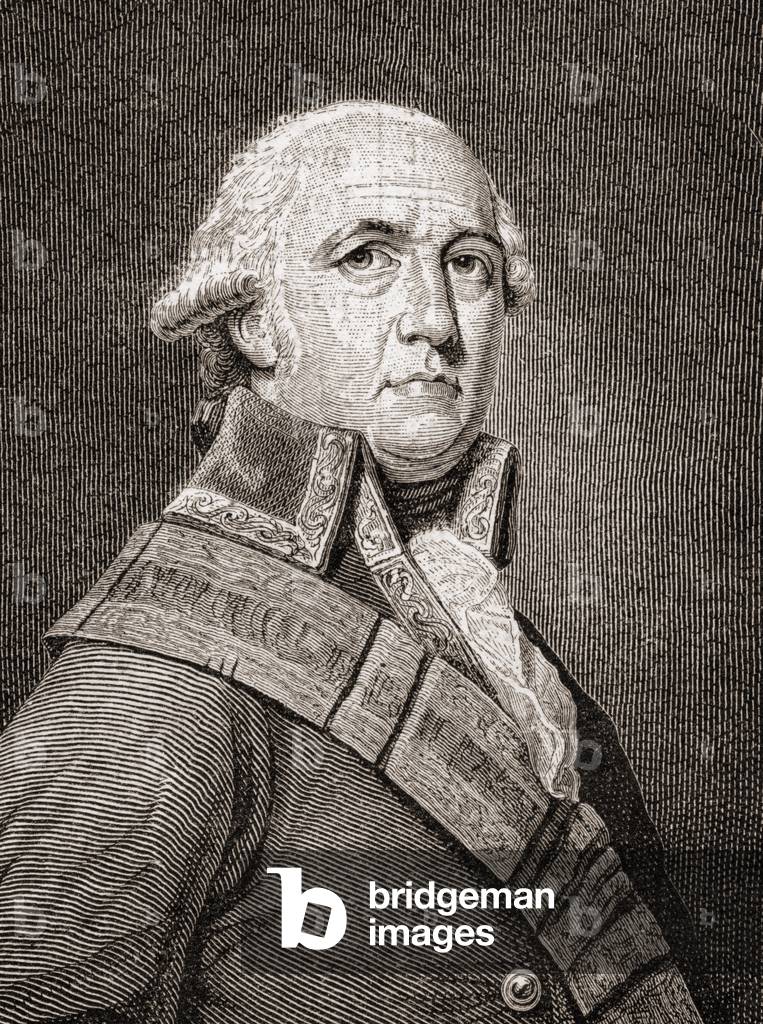 Aleksandr Vasilievich Suvorov, engraved by Pannemaker-Ligny after Linard, from 'Histoire de la Revolution Francaise' by Louis Blanc (1811-82) (engraving)