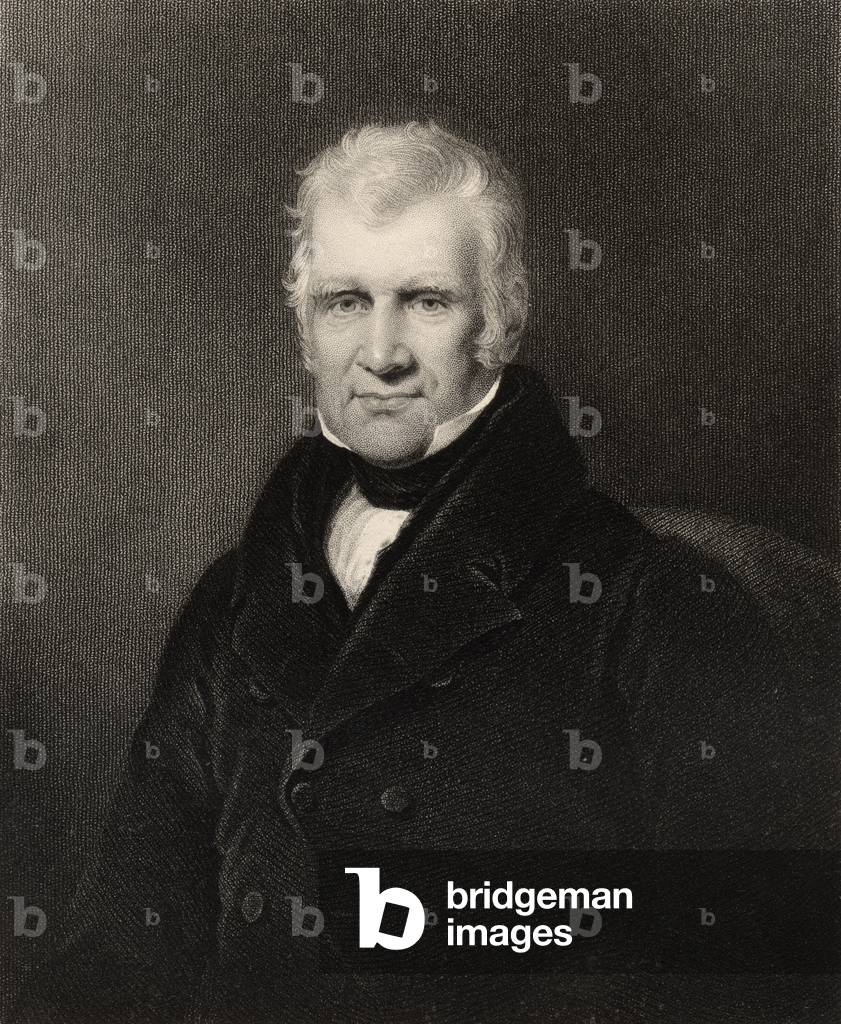 Henry Clutterbuck, engraved by J. Cochran, from 'The National Portrait Gallery, Volume II', published c.1820 (litho)