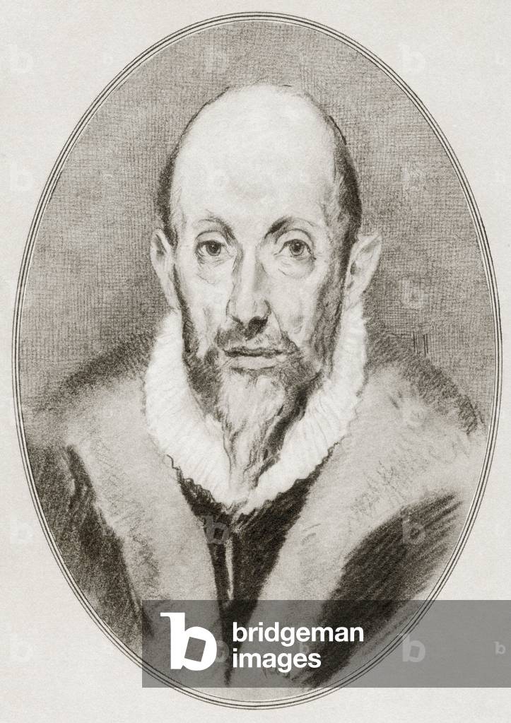 Domenikos Theotokopoulos, El Greco, from Living Biographies of Great Painters.