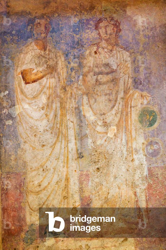 Mausoleum of the Roman Voconio family, 1st century ad (fresco)