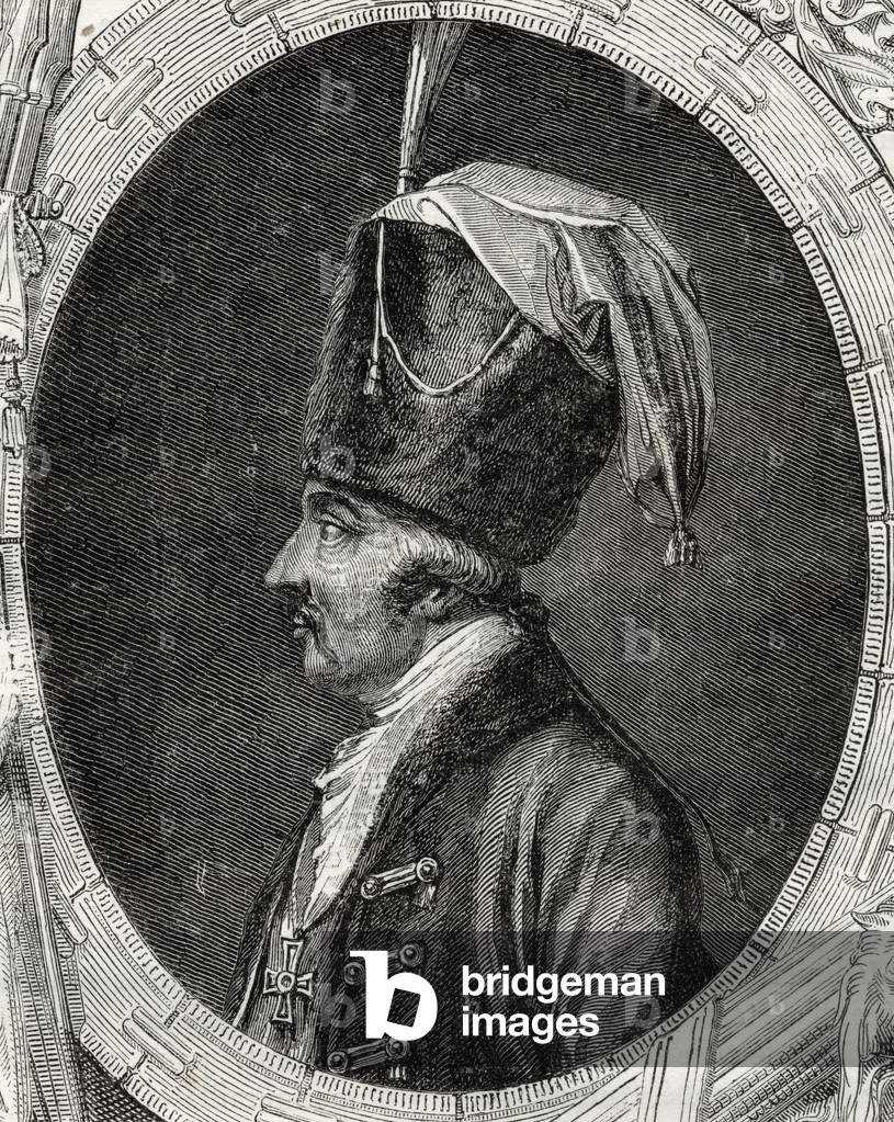 Count Dagobert Seigmund von Wurmser, from 'Histoire de la Revolution Francaise' by Louis Blanc (1811-82) (engraving)