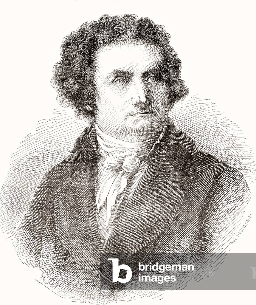 August Wilhelm Iffland, from 'Nuestro Siglo', publ. 1883 (print)