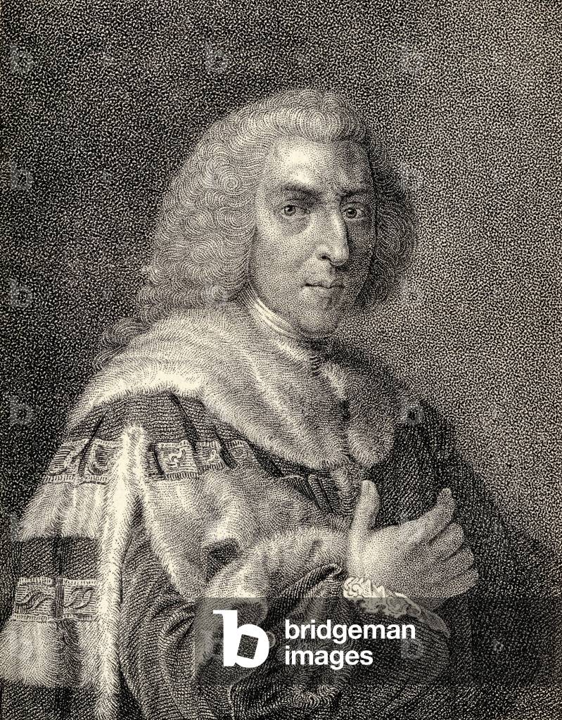 William Pitt the Elder, illustration from 'Memoirs of Eminent Etonians', by Sir Edward Creasy published London 1876 (litho)