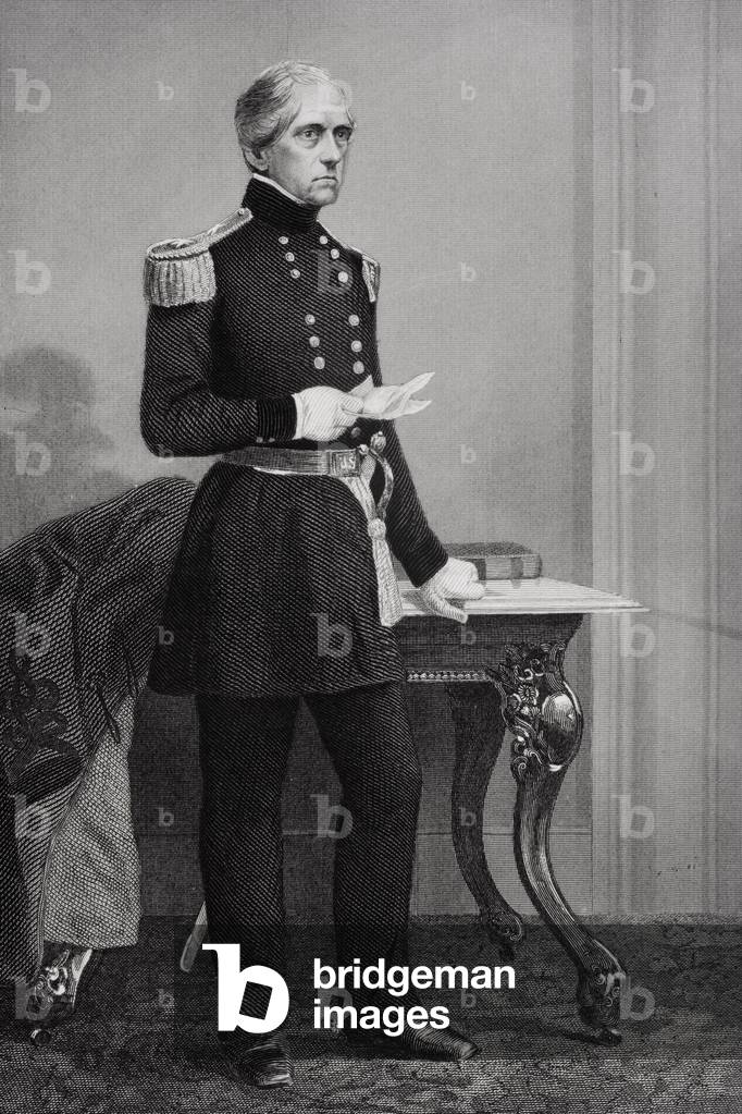 Portrait of John Ellis Wool (1784-1869) (litho)