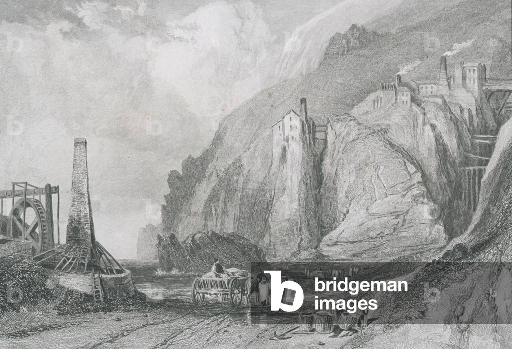 Cornwall from 'Cyclopaedia of Useful Arts & Manufactures', edited by Charles Tomlinson, c.1880s (engraving)
