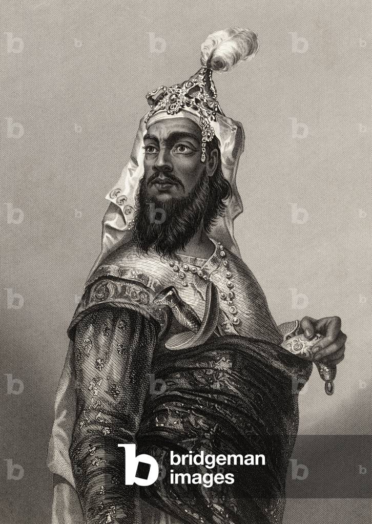 Kooer Singh, from 'The History of the Indian Mutiny', published in 1858 (engraving)