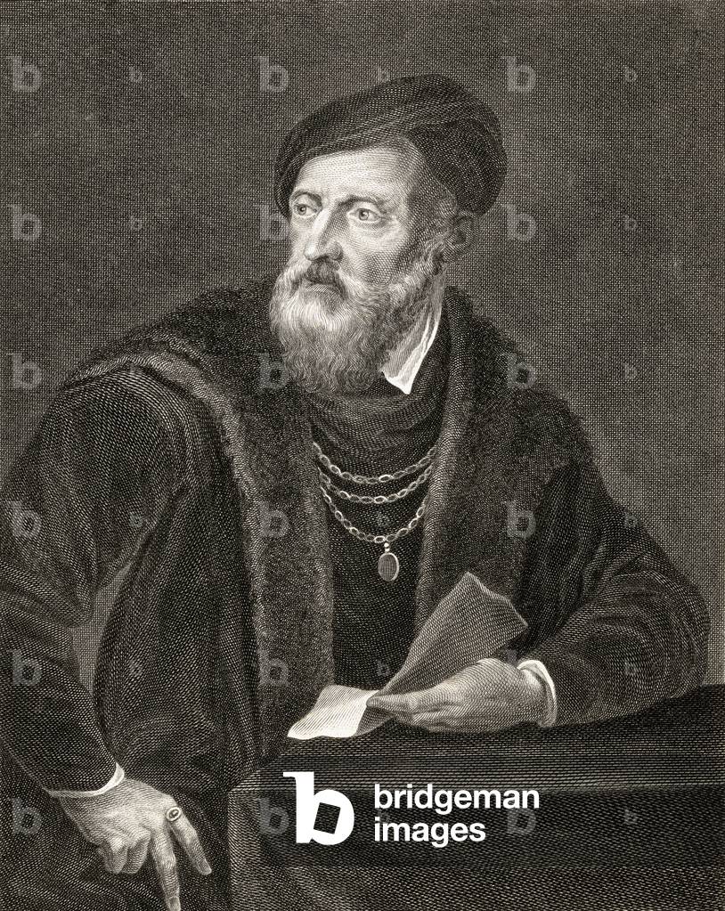 Self Portrait, engraved by Antoine Louis Romanet (1742-c.1810) (engraving)