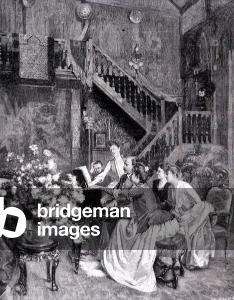 Studying the Music (engraving)