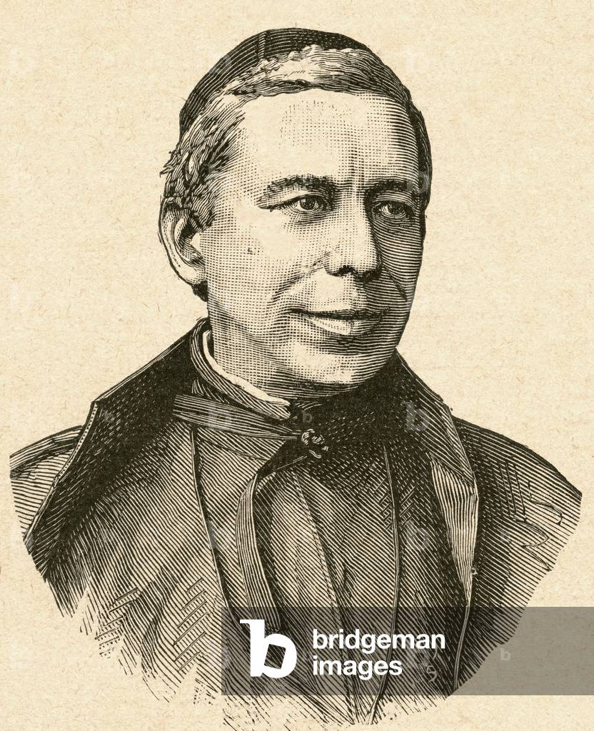 Father Pietro Angelo Secchi, 1818 – 1878 (engraving)