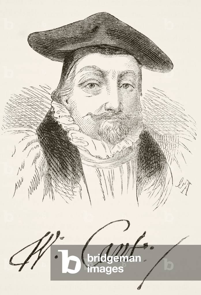 William Laud, from 'The National and Domestic History of England' by William Au19tbrey pub. London, c.1890 (print)
