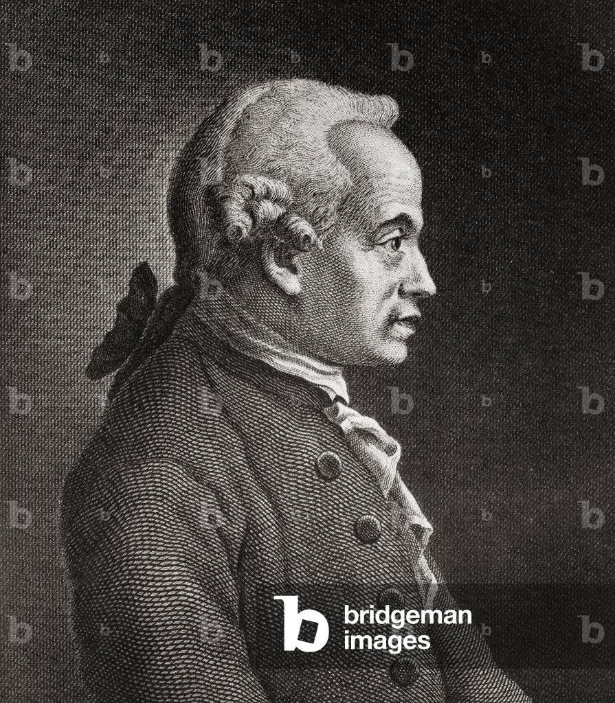 Immanuel Kant, 18th century (engraving)