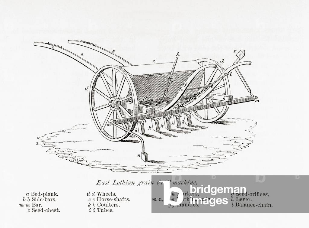East Lothian grain drill machine