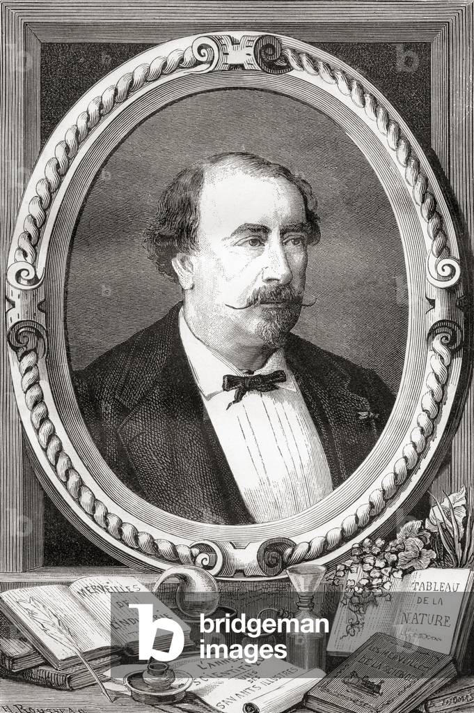 Louis Figuier, French scientist and writer, from Les Merveilles de la Science, pub.1870