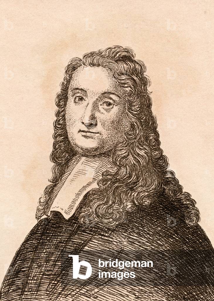 Ludolf Backhuysen I, illustration from '75 Portraits Of Celebrated Painters From Authentic Originals', published in London, 1817 (engraving)