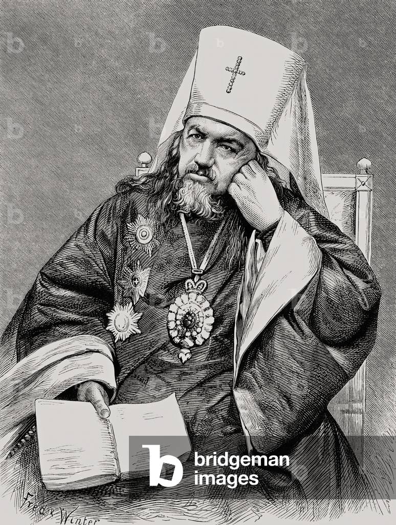 Saint Innocent, Metropolitan of St. Petersburg, baptized Ioann Veniaminov, 1797-1879.