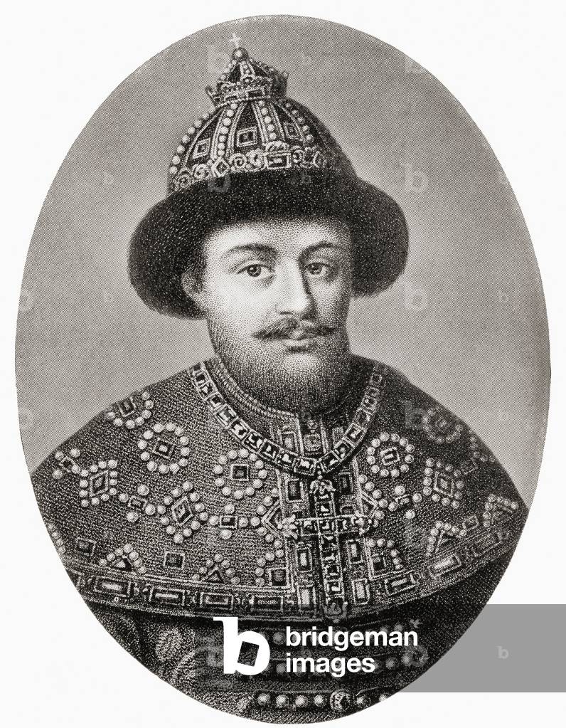 Aleksey Mikhailovich aka Alexis of Russia, Russian Tsar, from Hutchinson's History of the Nations, pub.1915