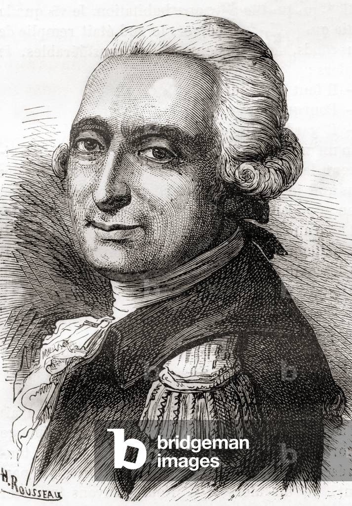 François Laurent le Vieux d'Arlandes, from Les Merveilles de la Science, published c.1870 (engraving)