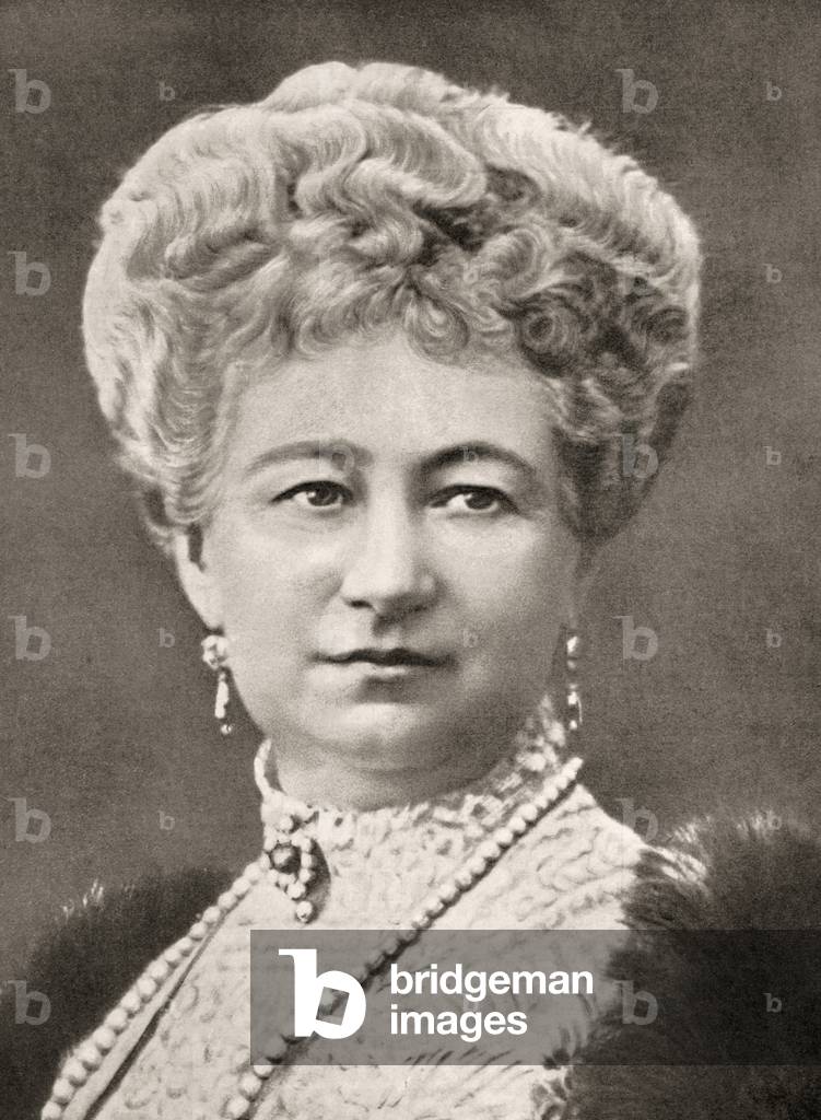 Augusta Victoria of Schleswig-Holstein, published 1914 (b/w photo)