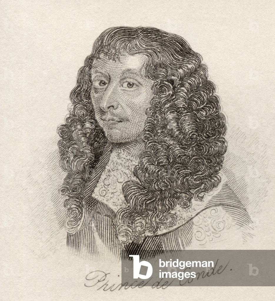 Louis II de Bourbon, Prince de Conde, from 'Crabb's Historical Dictionary', published 1825 (litho)