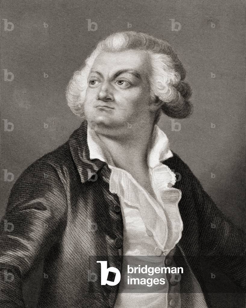 Honore Gabriel Riqueti Comte de Mirabeau, from 'Historical Sketches of Statesmen' publ. 1843 (print)