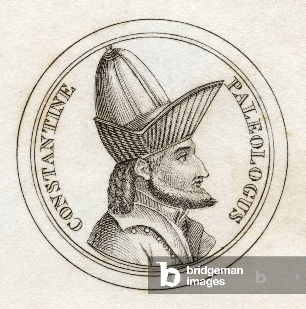 Constantine XI Palaiologus, from 'Crabb's Historical Dictionary', published 1825 (litho)