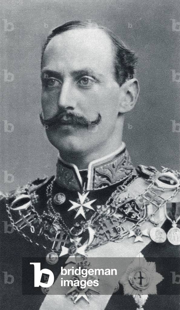 Haakon VII, from 'The Illustrated War News', published in 1914 (litho)