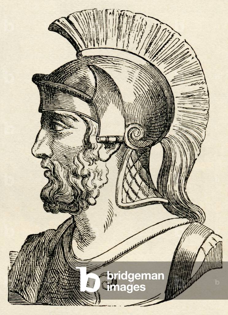 Themistocles, from 'The World's Inhabitants' by G.T. Bettany, published 1888 (engraving)