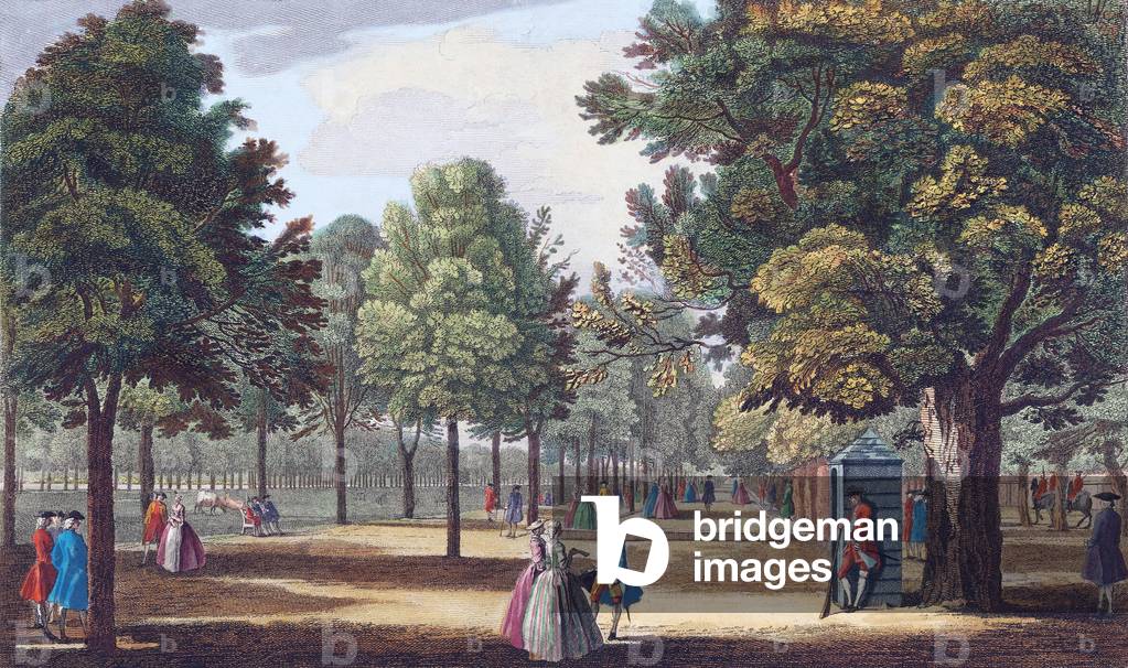 A View of the Mall in St James's Park, 1751