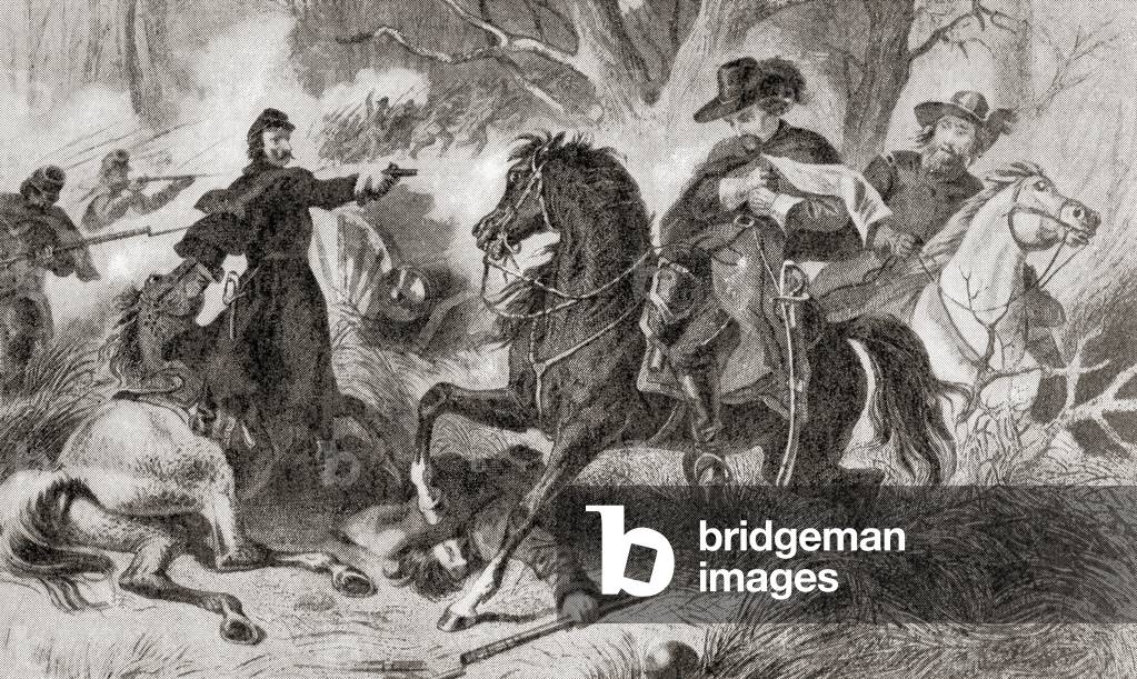 The Battle of Mill Springs, from Hutchinson's History of the Nations, pub. 1915