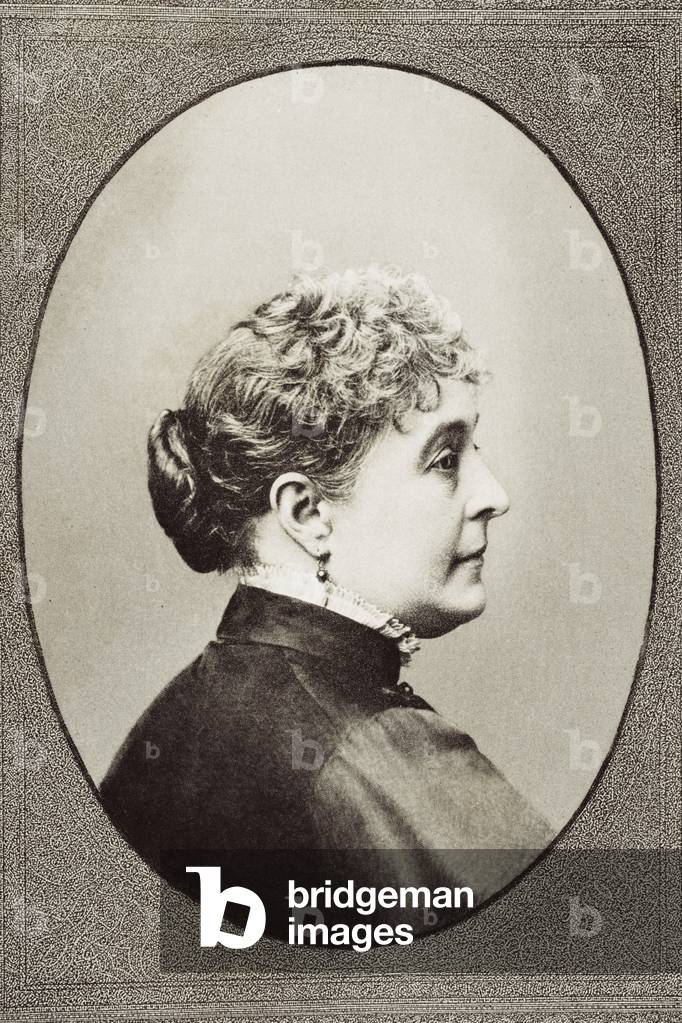 Caroline Lavinia Scott Harrison (b/w photo)
