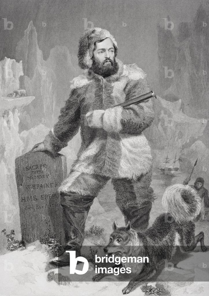 Elisha Kent Kane, 1820 to 1857. American physician and Arctic explorer. From painting by Alonzo Chappel