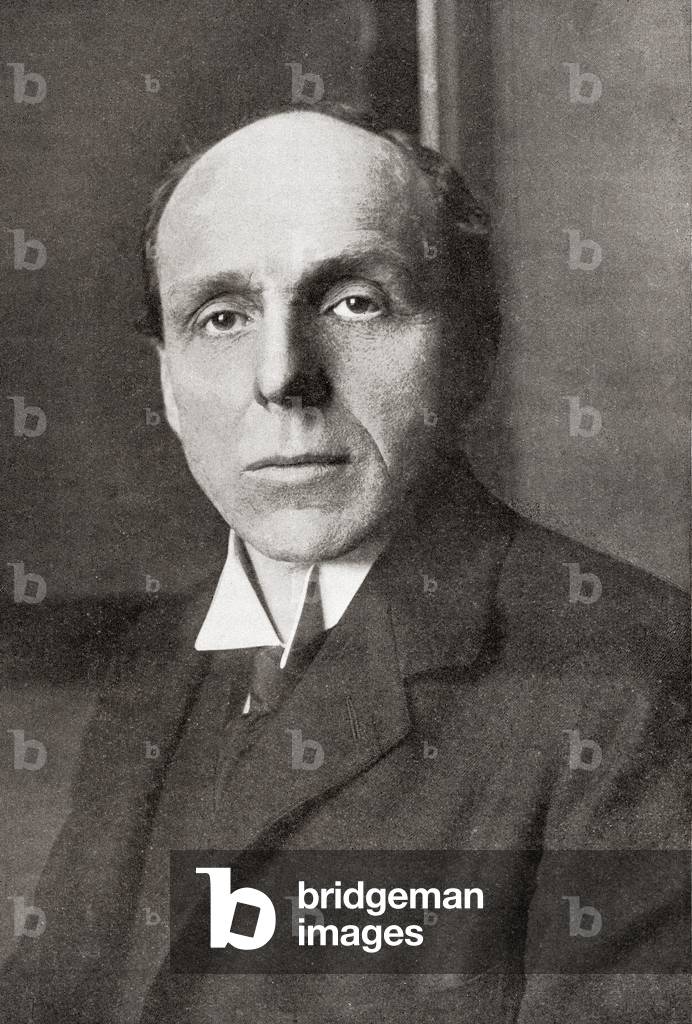 Edgar Algernon Robert Gascoyne-Cecil, 1st Viscount Cecil of Chelwood, English lawyer, politician and diplomat, from The Year 1919 Illustrated