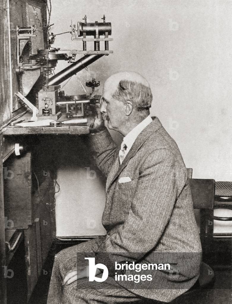 Sir William Henry Bragg, from Master Minds of Modern Science, published 1930 (b/w photo)