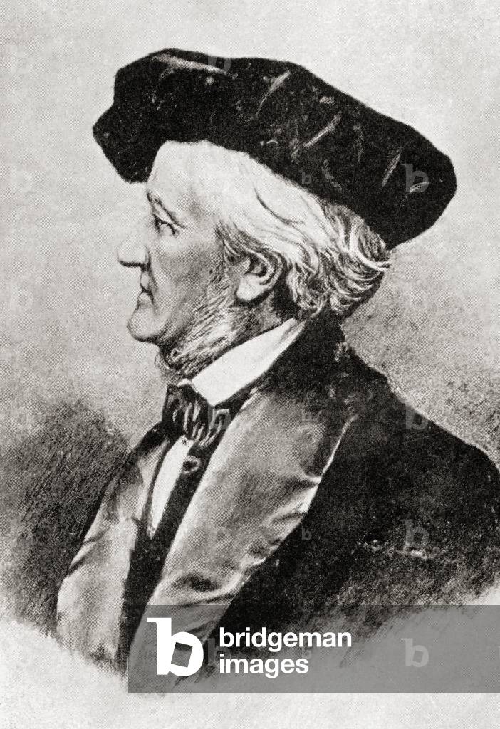 Wilhelm Richard Wagner, 1813-1883. German composer, music theorist, and essayist.From a portrait by Simon
