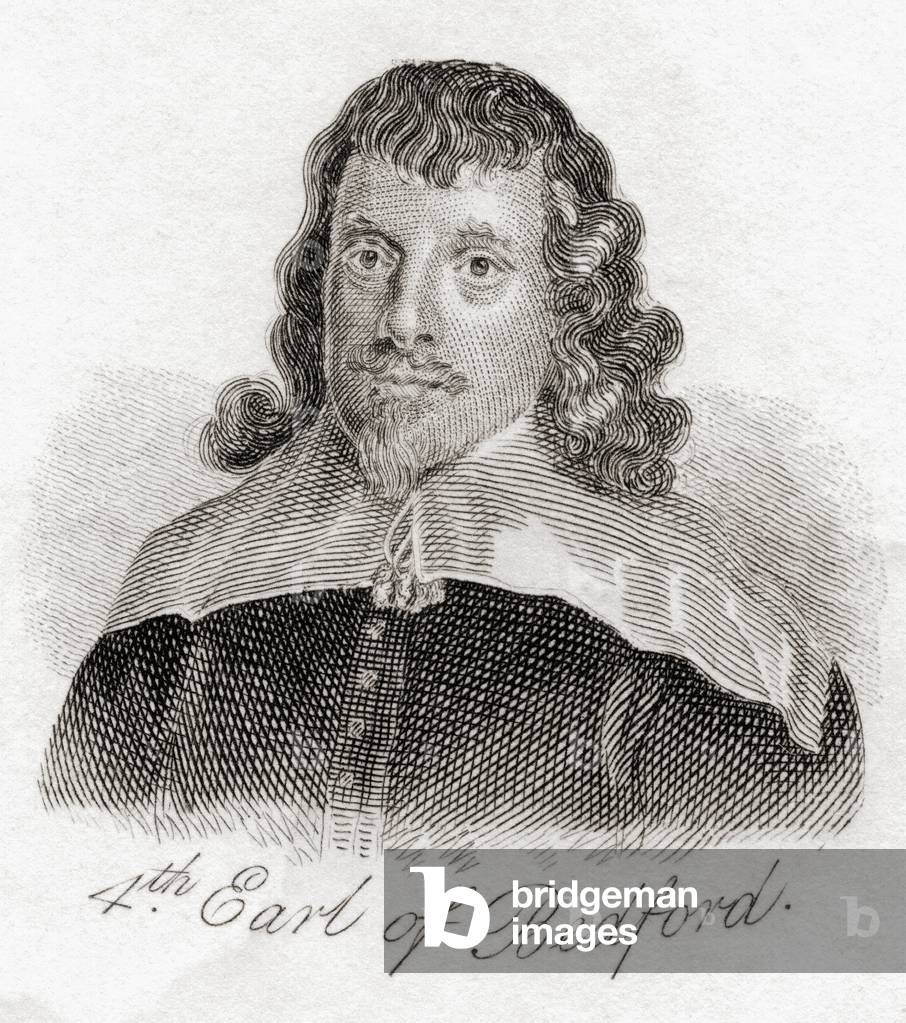Francis Russell, 4th Earl of Bedford, from the book Crabbs Historical Dictionary pub. 1825