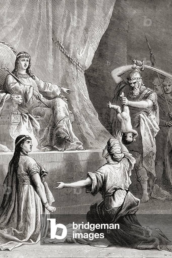 The Judgement of Solomon, from The Book of Kings, Old Testament.