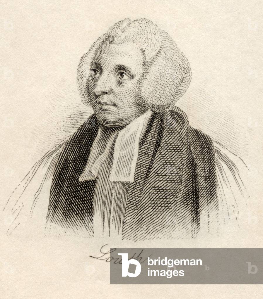 Robert Lowth, from 'Crabb's Historical Dictionary', published 1825 (litho)